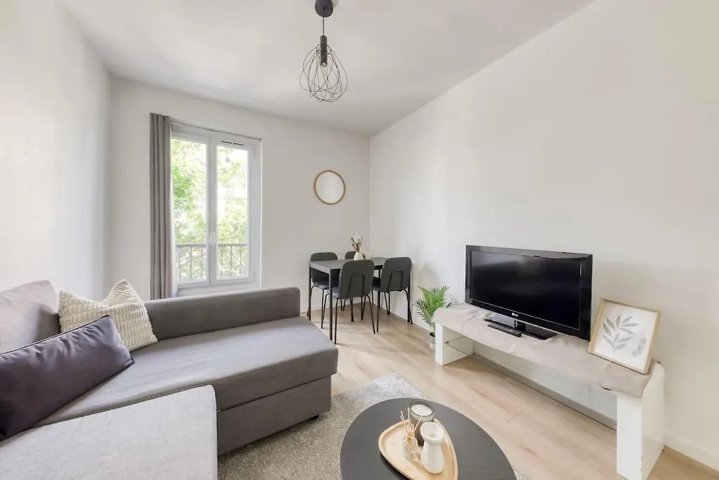 T2 Parisien- 1 Min A Pied Du Metro Ligne 13 & 14 Apartamento
